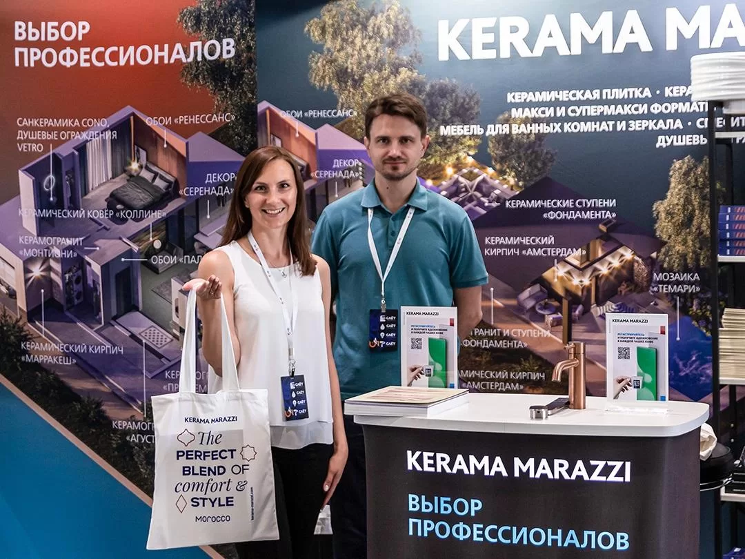 KERAMA MARAZZI НА СЛЁТЕ САНТЕХНИКОВ